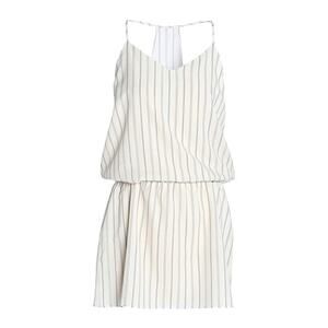 Haute Hippie NWT Striped Strappy Mini Dress in Ivory Size L